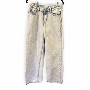 Love Soho Women's Wide Leg Light Wash Denim Jeans Pants Size 3